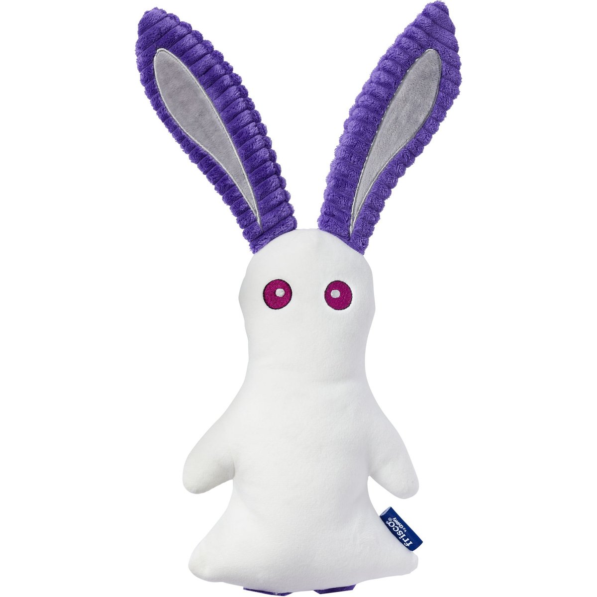 Frisco Halloween Bunny Ghost Plush Squeaky Dog Toy, Medium/Large