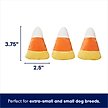 Show in main carousel: Frisco Halloween Candy Corn Plush Squeaky Dog Toy, X-Small/Small, 3 count slide 2 of 7