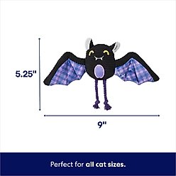 Frisco Halloween Cutie Bat Plush Cat Toy with Silvervine & Catnip slide 2 of 4
