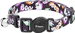 Frisco Halloween Ghost Cat Collar, 8 to 12-in neck, 3/8-in wide
