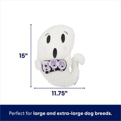 Frisco Halloween Ghost Plush Squeaky Dog Toy, Large/X-Large slide 2 of 5