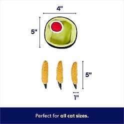 Frisco Halloween Haunted Mozzarella Sticks Plush Cat Toy with Catnip, 4 count slide 2 of 4