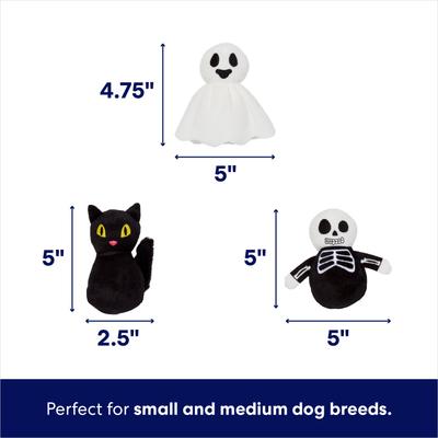 Show full view: Frisco Halloween Haunted Shack Hide & Seek Puzzle Plush Squeaky Dog Toy, Small/Medium slide 3 of 8