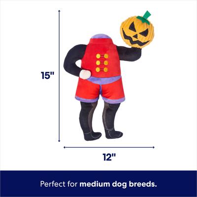 Show full view: Frisco Halloween Headless Rider Plush Squeaky Dog Toy, Medium slide 2 of 7