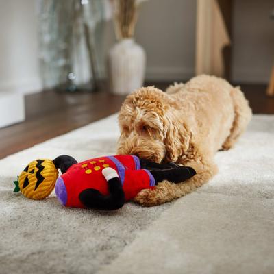 Show full view: Frisco Halloween Headless Rider Plush Squeaky Dog Toy, Medium slide 3 of 7