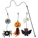 Frisco Halloween Interchangeable Teaser Wand Cat Toy with Catnip, 3 count