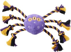 Frisco Halloween Magical Spider Plush with Rope Squeaky Dog Toy, Large slide 1 of 5