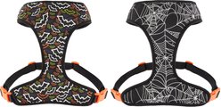 Frisco Halloween Over-The-Head Reversible Bat Wing Vest Harness, Medium