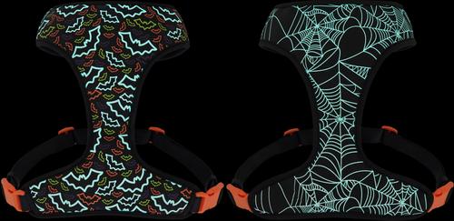 Show full view: Frisco Halloween Over-The-Head Reversible Bat Wing Vest Harness, Medium slide 5 of 9