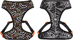 Frisco Halloween Over-The-Head Reversible Bat Wing Vest Harness, Small