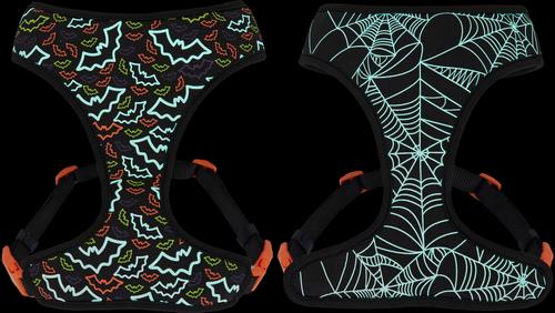 Show full view: Frisco Halloween Over-The-Head Reversible Bat Wing Vest Harness, Small slide 5 of 9