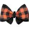 Show in main carousel: Frisco Halloween Plaid Dog Collar with Bow, Large slide 5 of 9