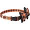 Show in main carousel: Frisco Halloween Plaid Dog Collar with Bow, Medium slide 1 of 7