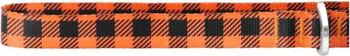Show full view: Frisco Halloween Plaid Dog Collar with Bow, Medium slide 3 of 7