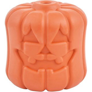 Frisco Halloween Pumpkin Rubber Treat Dispenser Dog Toy, Medium/Large slide 1 of 7