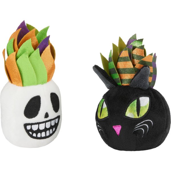 Frisco Camping Compass & Lantern Plush Cat Toy with Catnip, 2 count