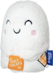 Frisco Halloween Trick or Treat Ghost Plush Squeaky Dog Toy, Small/Medium