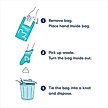 Show in main carousel: Frisco Handle Dog Poop Bags, 120 count, Unscented, 120 count slide 5 of 7
