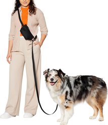 Frisco Hands Free Dog Leash with Removable Pouch, Black, Medium/Large slide 2 of 8