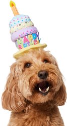 Frisco Happy Birthday Cupcake Dog & Cat Hat, Medium/Large