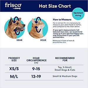 Frisco Happy Birthday Cupcake Dog & Cat Hat, X-Small/Small