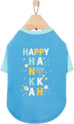 Show full view: Frisco Happy Hanukkah Dog & Cat T-shirt, Large slide 3 of 7