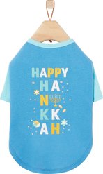 Frisco Happy Hanukkah Dog & Cat T-shirt, Medium