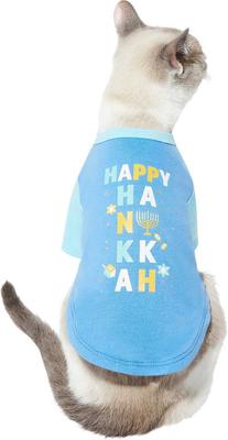 Show full view: Frisco Happy Hanukkah Dog & Cat T-shirt, Small slide 3 of 8