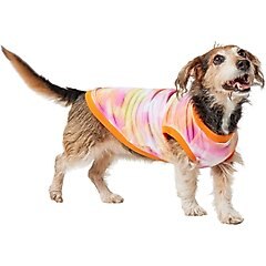 Frisco Hazy Sunrise Watercolor Dog & Cat T-Shirt, Peach, Large