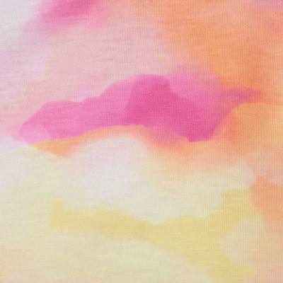 Show full view: Frisco Hazy Sunrise Watercolor Dog & Cat T-Shirt, Peach, XX-Large slide 5 of 9