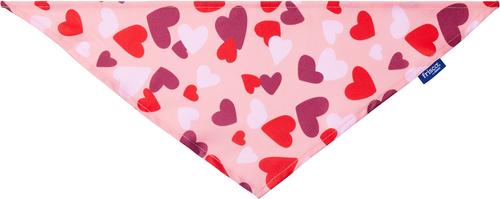 Show full view: Frisco Valentine's Heart Print Dog & Cat Bandana, X-Large/XX-Large slide 3 of 7