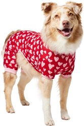 Frisco Valentine's Heart Print Dog & Cat Jersey PJs, X-Large slide 1 of 7