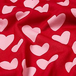 Frisco Valentine's Heart Print Dog & Cat Jersey PJs, X-Large slide 2 of 7