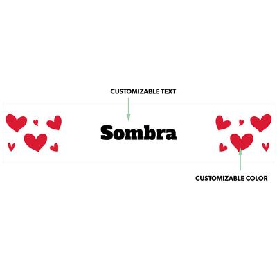 Show full view: Frisco Hearts Ceramic Personalized Dog Bowl, 2.75 cup slide 3 of 7