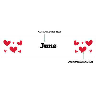 Show full view: Frisco Hearts Ceramic Personalized Dog Bowl, 5 cup slide 3 of 7