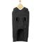Show in main carousel: Frisco Heathered Chunky Dog & Cat Hooded Sweater, Black, Medium slide 5 of 9