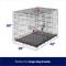 Show in main carousel: Frisco Heavy Duty Enhanced Lock Double Door Fold & Carry Wire Dog Crate & Mat Kit, Red, Large slide 2 of 9
