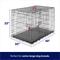 Show in main carousel: Frisco Heavy Duty Enhanced Lock Double Door Fold & Carry Wire Dog Crate & Mat Kit, Red, X-Large slide 3 of 10