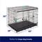 Show in main carousel: Frisco Heavy Duty Enhanced Lock Sliding Double Door Fold & Carry Wire Dog Crate & Mat Kit, Large slide 2 of 10