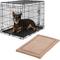 Show in main carousel: Frisco Heavy Duty Fold & Carry Double Door Collapsible Wire Dog Crate, 30 inch & Frisco Micro Terry Dog Crate Mat, Taupe, 30-in slide 1 of 6