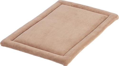 Show full view: Frisco Heavy Duty Fold & Carry Double Door Collapsible Wire Dog Crate, 30 inch & Frisco Micro Terry Dog Crate Mat, Taupe, 30-in slide 4 of 6