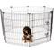 Show in main carousel: Frisco Heavy Duty Fold & Carry Double Door Collapsible Wire Dog Crate, 30 inch & Frisco Wire Dog Exercise Pen with Step-Through Door, Black, 30-in slide 5 of 6