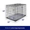 Show in main carousel: Frisco Heavy Duty Fold & Carry Double Door Collapsible Wire Dog Crate & Mat Kit, X-Large slide 2 of 11