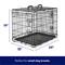Show in main carousel: Frisco Heavy Duty Fold & Carry Double Door Collapsible Wire Dog Crate, Small slide 2 of 10