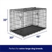 Show in main carousel: Frisco Heavy Duty Fold & Carry Double Door Collapsible Wire Dog Crate, X-Large slide 2 of 10