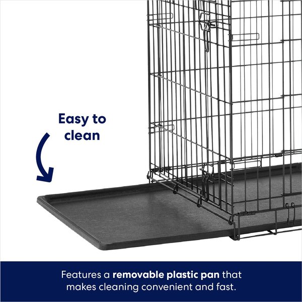 Show full view: Frisco Heavy Duty Fold & Carry Double Door Collapsible Wire Dog Crate, X-Large slide 4 of 10