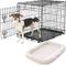 Show in main carousel: Frisco Heavy Duty Fold & Carry Single Door Collapsible Wire Dog Crate, 24 inch & Frisco Quilted Dog Crate Mat, Ivory, 24-in slide 1 of 6