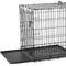 Show in main carousel: Frisco Heavy Duty Fold & Carry Single Door Collapsible Wire Dog Crate, 42 inch & Frisco Quilted Dog Crate Mat, Ivory, 42-in slide 2 of 6