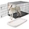 Show in main carousel: Frisco Heavy Duty Fold & Carry Single Door Collapsible Wire Dog Crate, 48 inch & Frisco Quilted Dog Crate Mat, Ivory, 48-in slide 1 of 6