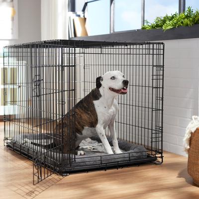 Frisco Heavy Duty Fold & Carry Single Door Collapsible Wire Dog Crate